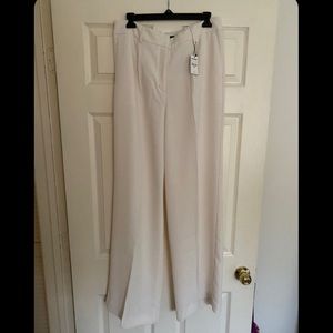 NWT White Wide Leg Trouser Pant